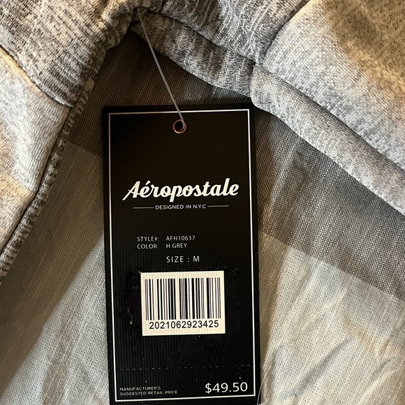 Medium H. GREY Aeropostale Hoodie *NEVER WORN BEFORE* - Picture 2 of 3